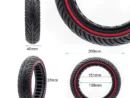 Cauciuc Trotineta Electrica Xiaomi Plin, 8.5 Inch, Antiderapant, cu Banda Rosie Anvelopa eWheel