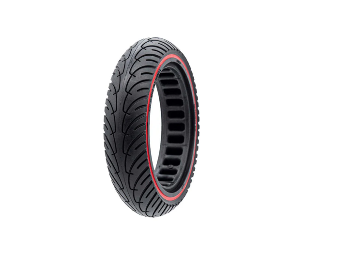 Cauciuc Trotineta Electrica Xiaomi Plin, 8.5 Inch, Antiderapant, cu Banda Rosie Anvelopa eWheel