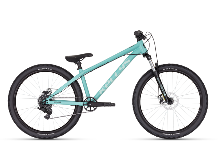 Dirtbike Kellys Whip 10 DX Mineral Teal 26 inch Furca: SR SUNTOUR XCM DS (26"), 100 mm, coil spring