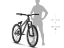 Dirtbike Kellys Whip 30 DJ Graphite Grey 26 inch Cadru: KELLYS Dirt DJ 26", tapered HT, single-speed