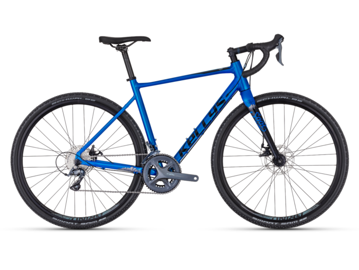 Gravel bike Kellys Soot 30 blue Transmisie: 2x8