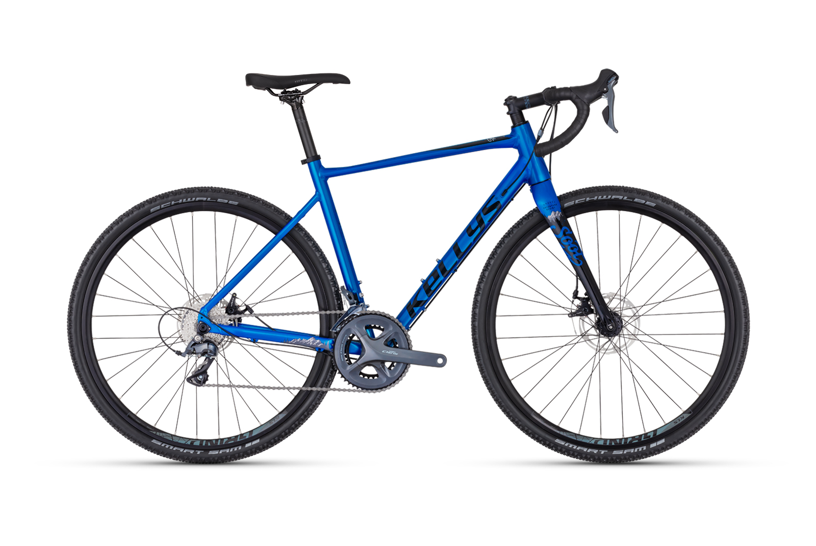 Gravel bike Kellys Soot 30 blue Transmisie: 2x8