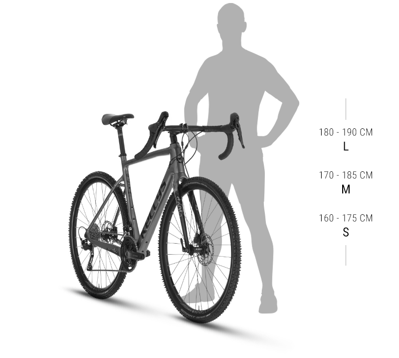 Gravel bike Kellys Soot X30 Emerald Green Schimbator spate: SHIMANO Claris R2000 (direct mount)