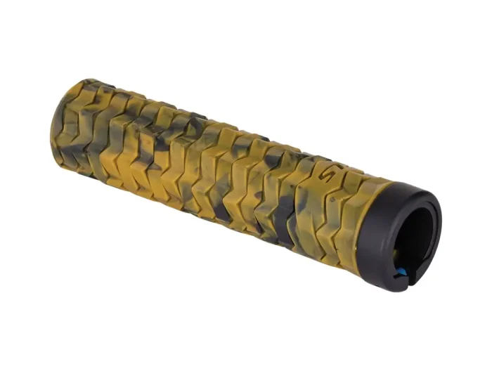 Mansoane Bicicleta Single LockOn dijon yellow black Kellys Poison Greutate 119g