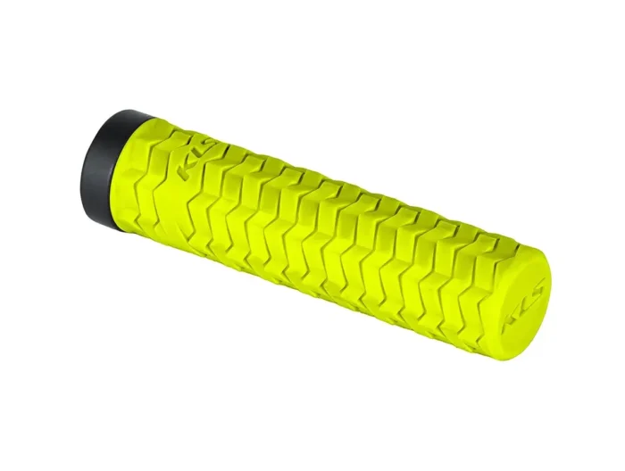 Mansoane Bicicleta Single LockOn galben Kellys Poison Diametru 135x30mm