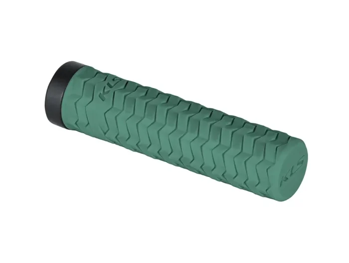 Mansoane Bicicleta Single LockOn verde smarald Kellys Poison Diametru 135x30mm