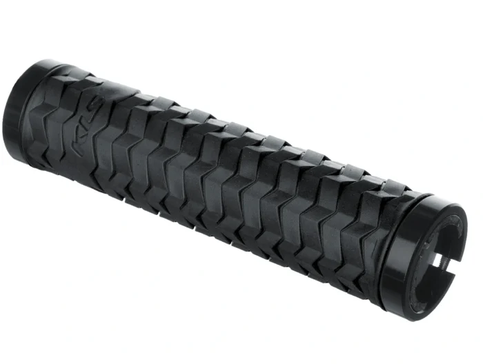 Mansoane bicicleta lock on negre Kellys Poison usoare 122 grame