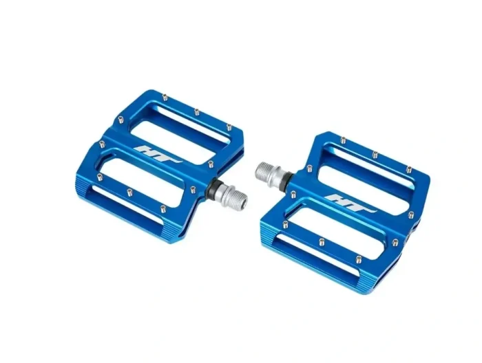 Pedale bicicleta blue HT AN01 Pedale pe rulmenti