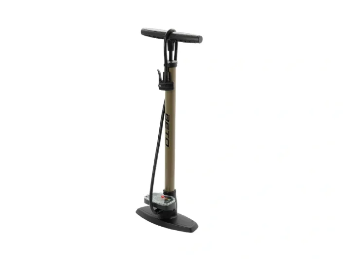 Pompa bicicleta cu manometru afisaj mare Beto 160psi 11bar umflat minge Pompa cu afisaj