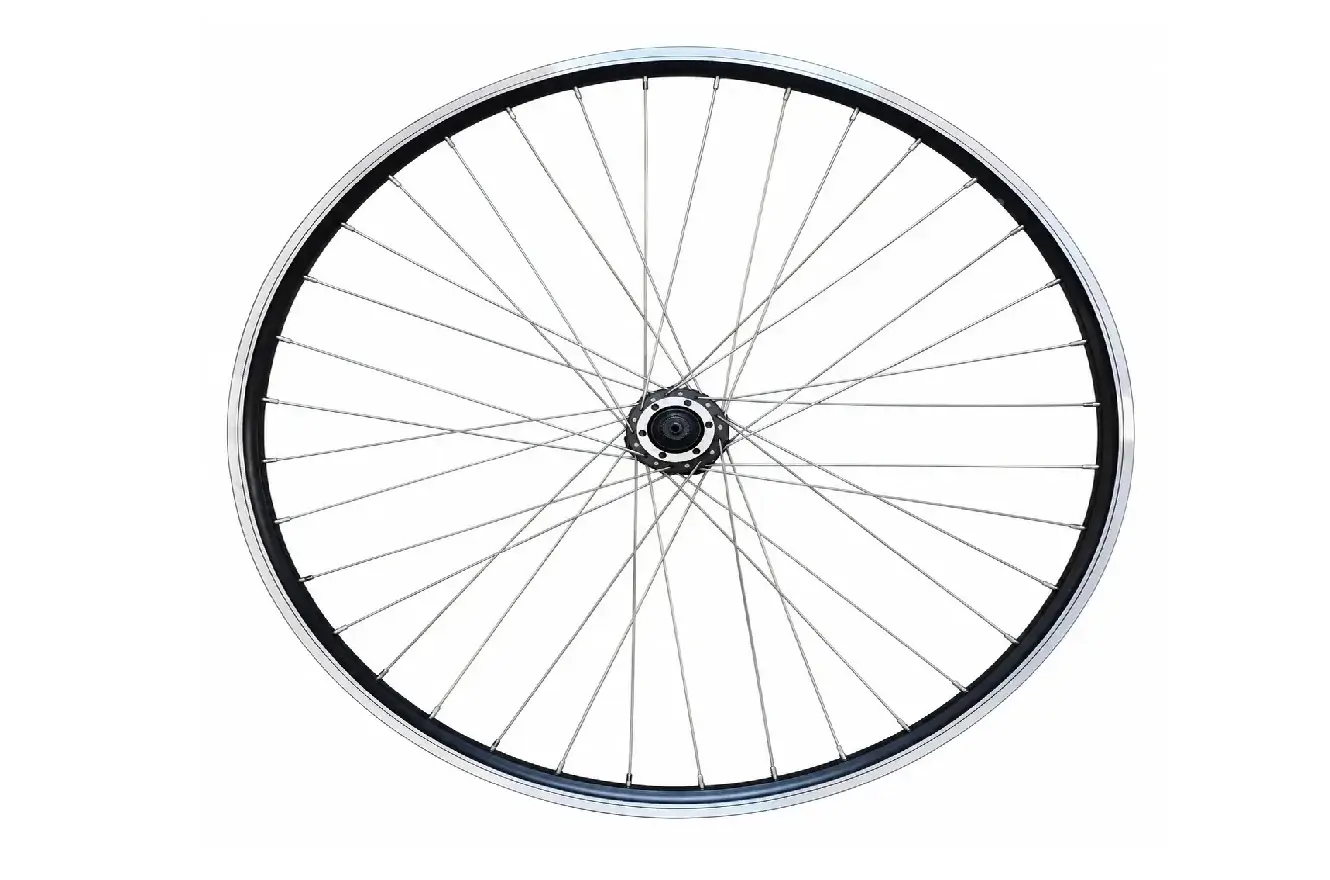 Roata bicicleta fata 26 inch pentru disc 6 suruburi Roata cu janta dubla
