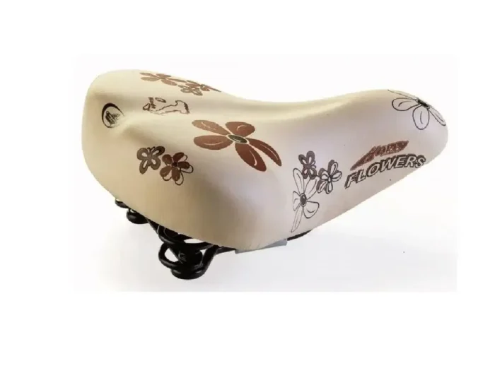 Sa bicicleta clasica crem Csepel Happy Flowers Sa bicicleta de oras