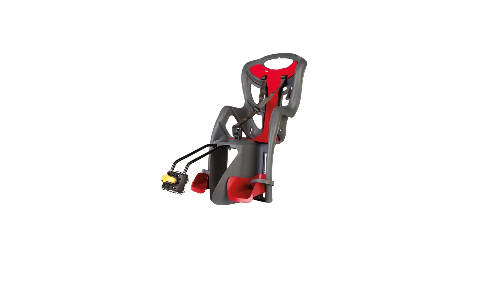Scaun copil bicicleta gri Bikefun Pepe prindere cadru scaun pentru copii