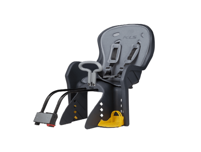 Scaun copil bicicleta gri Kellys Keeper 50 prindere cadru scaun pentru copii