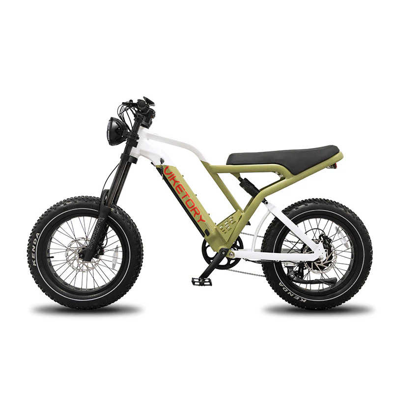 Scuter electric Viketory Commando Fatbike electric 20 inch baterie 48V 15Ah Shimano Altus 7 viteze