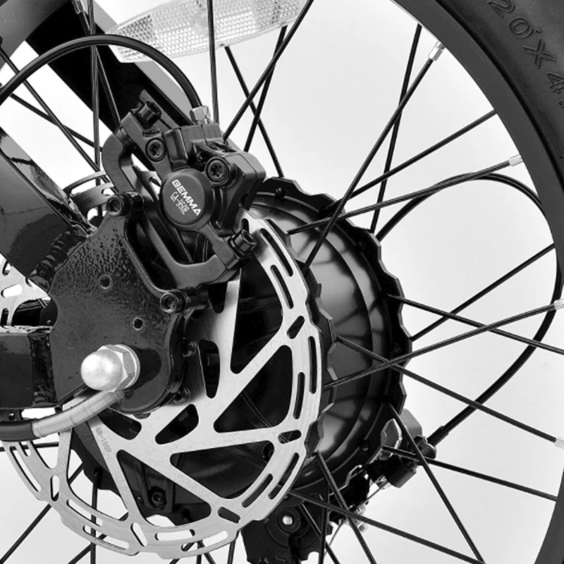 Scuter electric Viketory Navy Fatbike electric 20 inch baterie 48V 15Ah Shimano Altus 7 viteze
