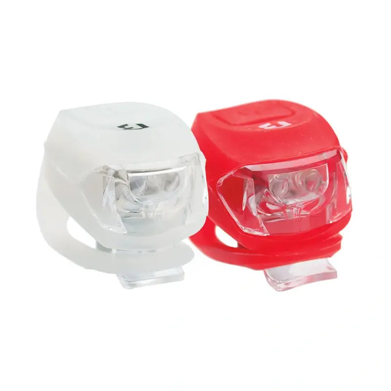 Set lumini bicicleta alb rosu Bikefun Pixie 2 led-uri
